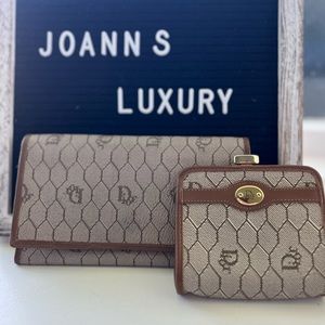 ✅ BUNDLE‼️Dior Long Leather  wallet and short wallet